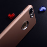 Wholesale iPhone 7 Plus Metallic Style Slim Hybrid Case  (Red)
